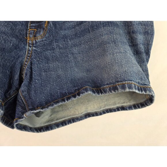 Isabel Maternity by Ingrid & Isabel Women's Jean Shorts Size 10 Denim Side Panel - Picture 4 of 8